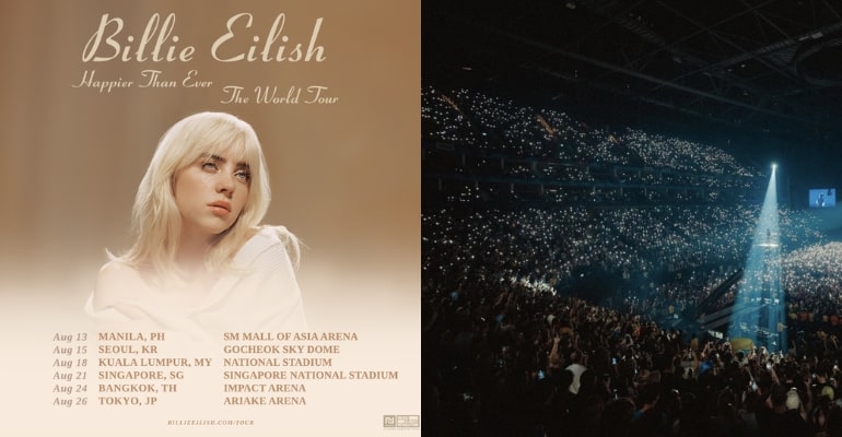 Billie Eilish Happier Than Ever Tour in Manila, Philippines on August 13