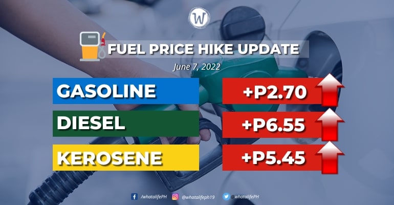 Fuel prices effective June 7, 2022