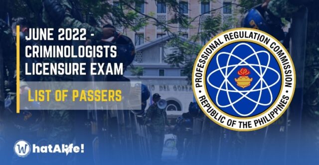 List Of Passers Criminology Licensure Exam CLE WhatALife