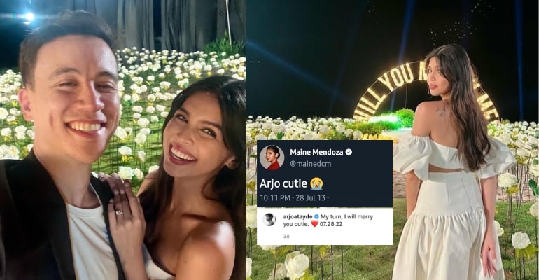 Arjo Atayde and Maine Mendoza are engaged; Arjo’s sister welcomes Maine as soon to be sis-in-law