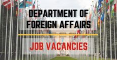 department-of-foreign-affairs-job-vacancies-hiring-positions-2022