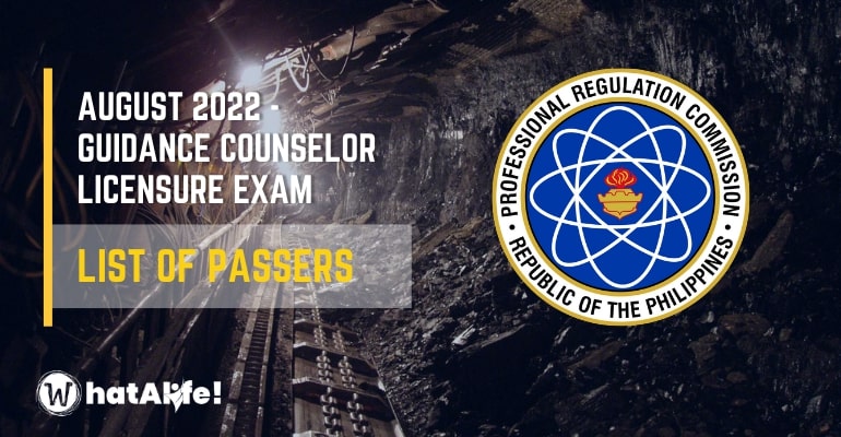 Full List of Passers —  August 2022 Mining Engineer Licensure Exam