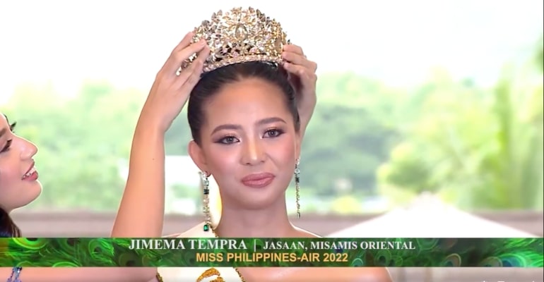 Licean student Jimema Tempra is Miss Philippines Air 2022