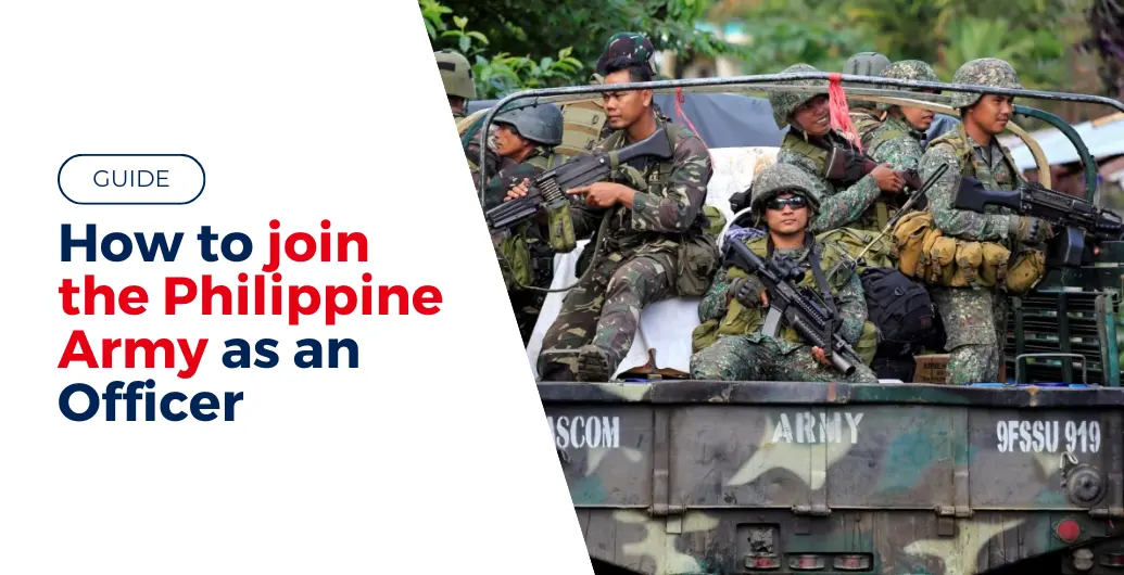 How to join the Philippine Army as an Officer