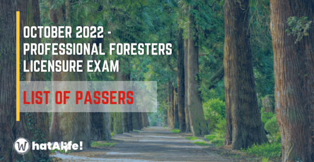 Full List Of Passers — October 2022 Professional Foresters Exam ...