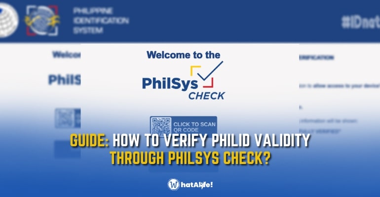 How to verify Philippine National ID (PhilID) through PhilSys Check