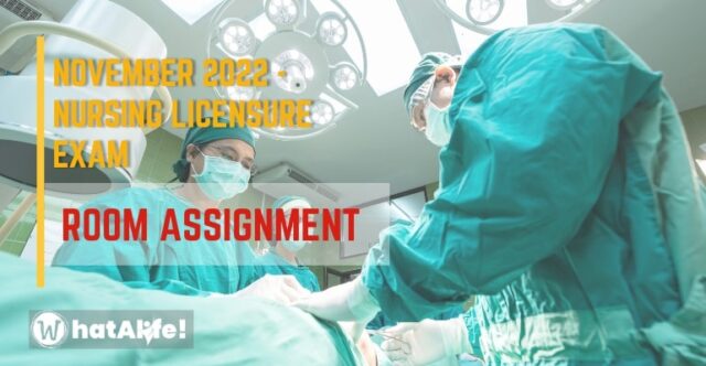 prc room assignment for nursing november 2022