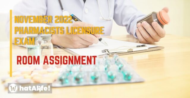 pharmacist licensure exam room assignment november 2022