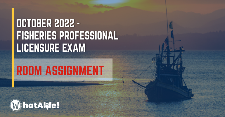 room assignment october 2022 fisheries professional licensure exam