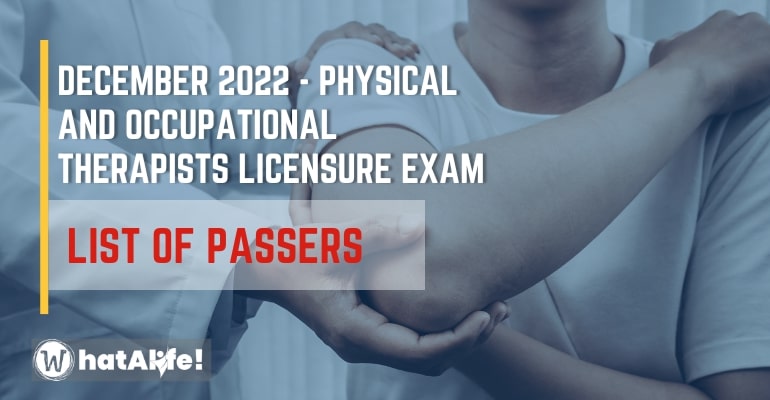Full List of Passers — December 2022 Physical and Occupational Therapists Licensure Exam