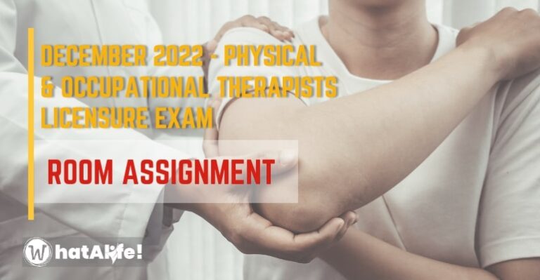 prc room assignment 2022 physical therapy
