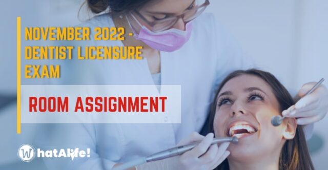 prc room assignment dentistry 2022