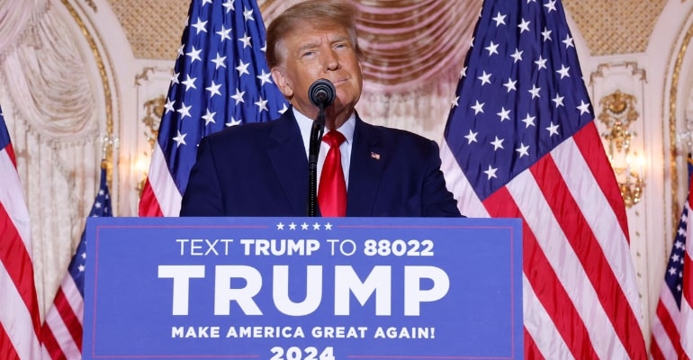 Donald Trump announces 2024 presidential bid