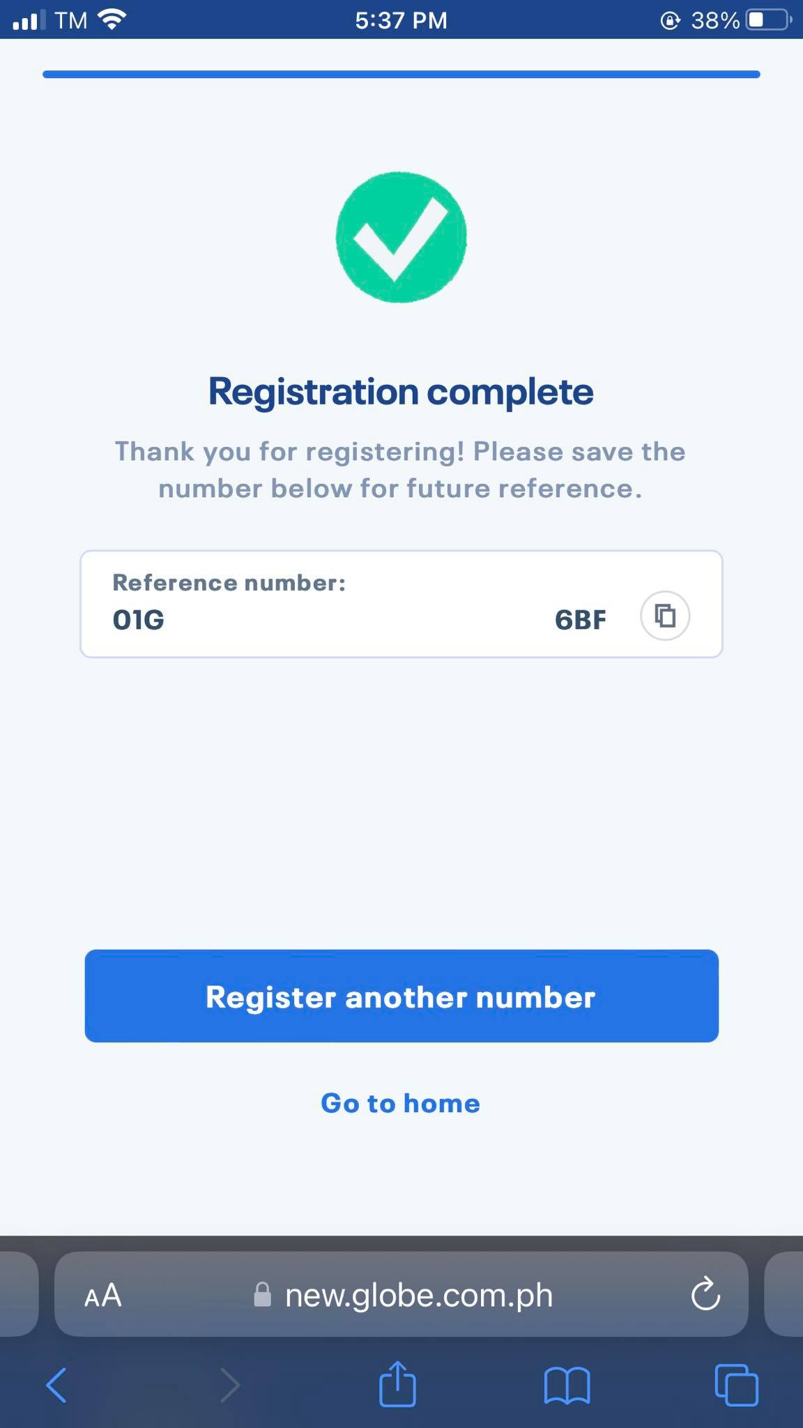 globe sim registration for tourist