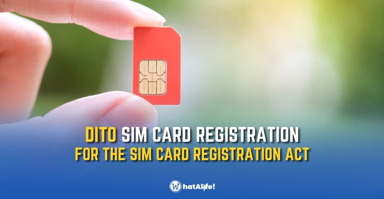 sim card registration for dito