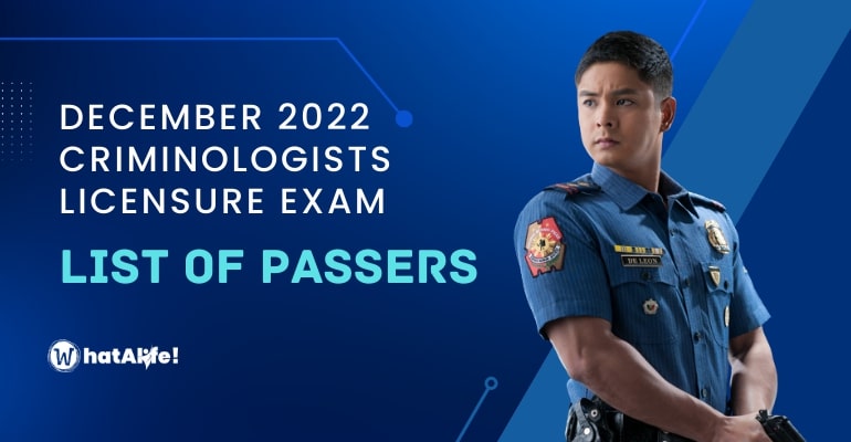 Full List of Passers — December 2022 Criminologists Licensure Exam