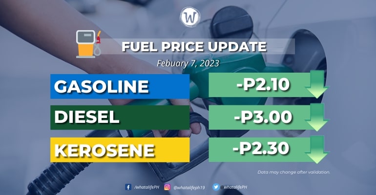 Fuel price increase effective February 7, 2023
