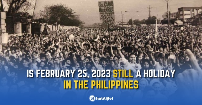 Is February 25, 2023 a holiday in the Philippines?