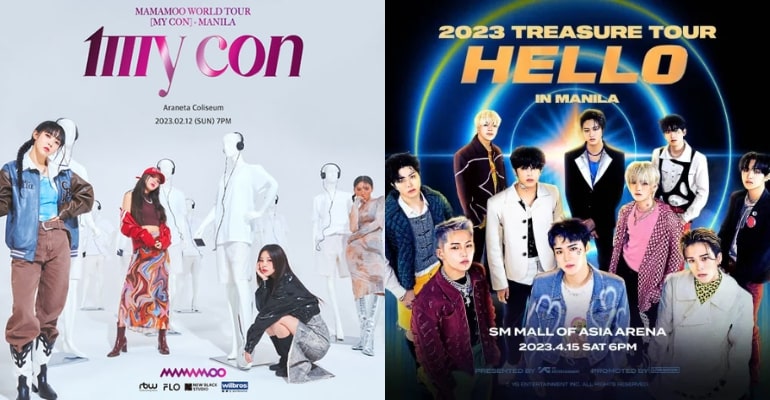 Mamamoo to hold first-ever concert in Manila; TREASURE concert starts ticket sales