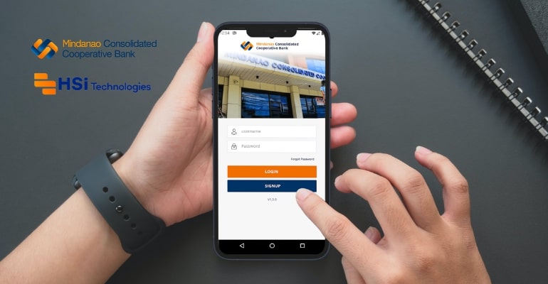 Mindanao Consolidated Cooperative Bank releases mobile banking app, MCCB Online, in partnership with HSI Technologies