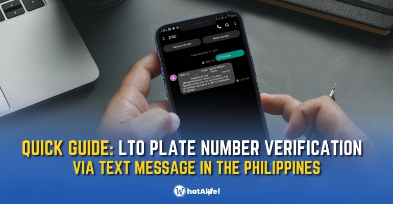 QUICK GUIDE: LTO SMS Verification 