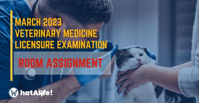 Room Assignment March 2023 Veterinarians Licensure Exam 2 