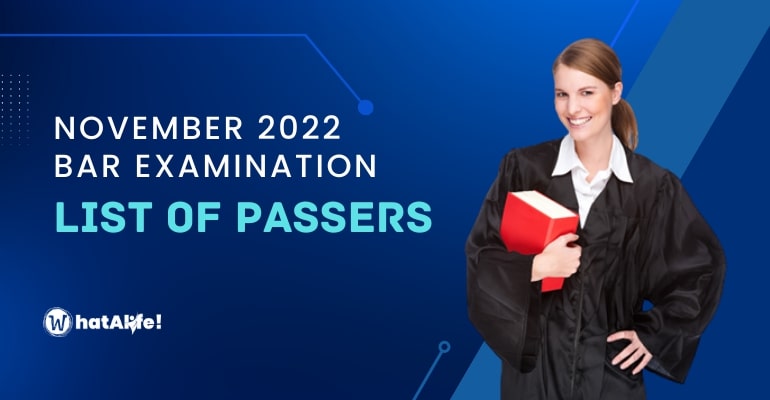 Full List of Passers — November 2022 BAR EXAM RESULTS