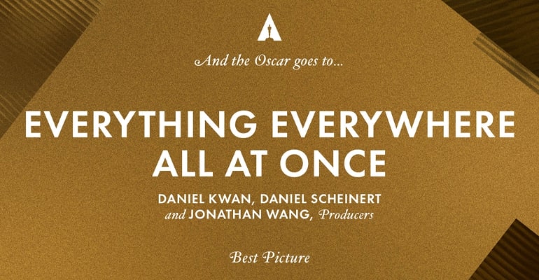 Everything Everywhere All at Once dominates the 2023 Oscars
