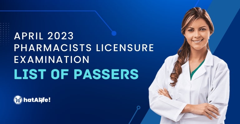 full list of passers april 2023 pharmacists licensure exam phle