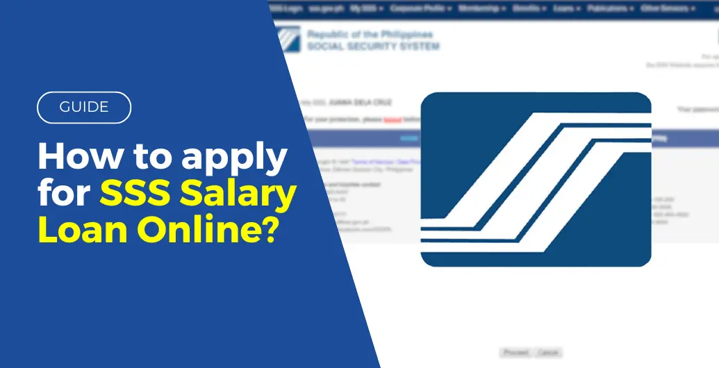 GUIDE: How to apply for SSS Salary Loan ONLINE?