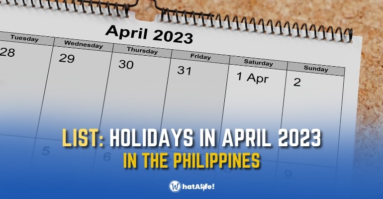 list april 2023 holidays in the philippines