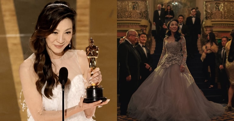 michelle yeoh becomes first asian to win best actress at the oscars