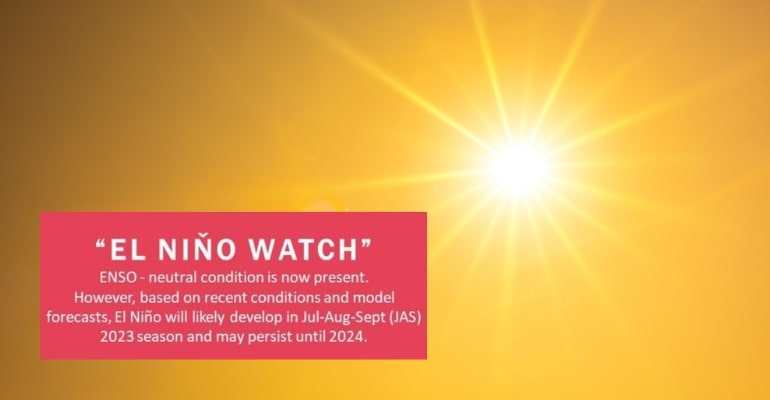 pagasa issues el nino watch asks public to save water