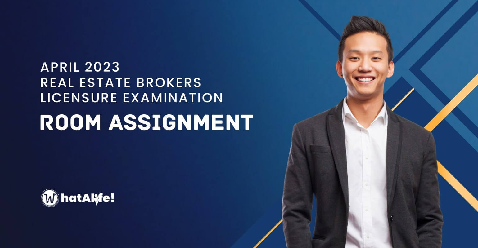 Room Assignment — April 2023 Real Estate Broker Licensure Exam WhatALife!