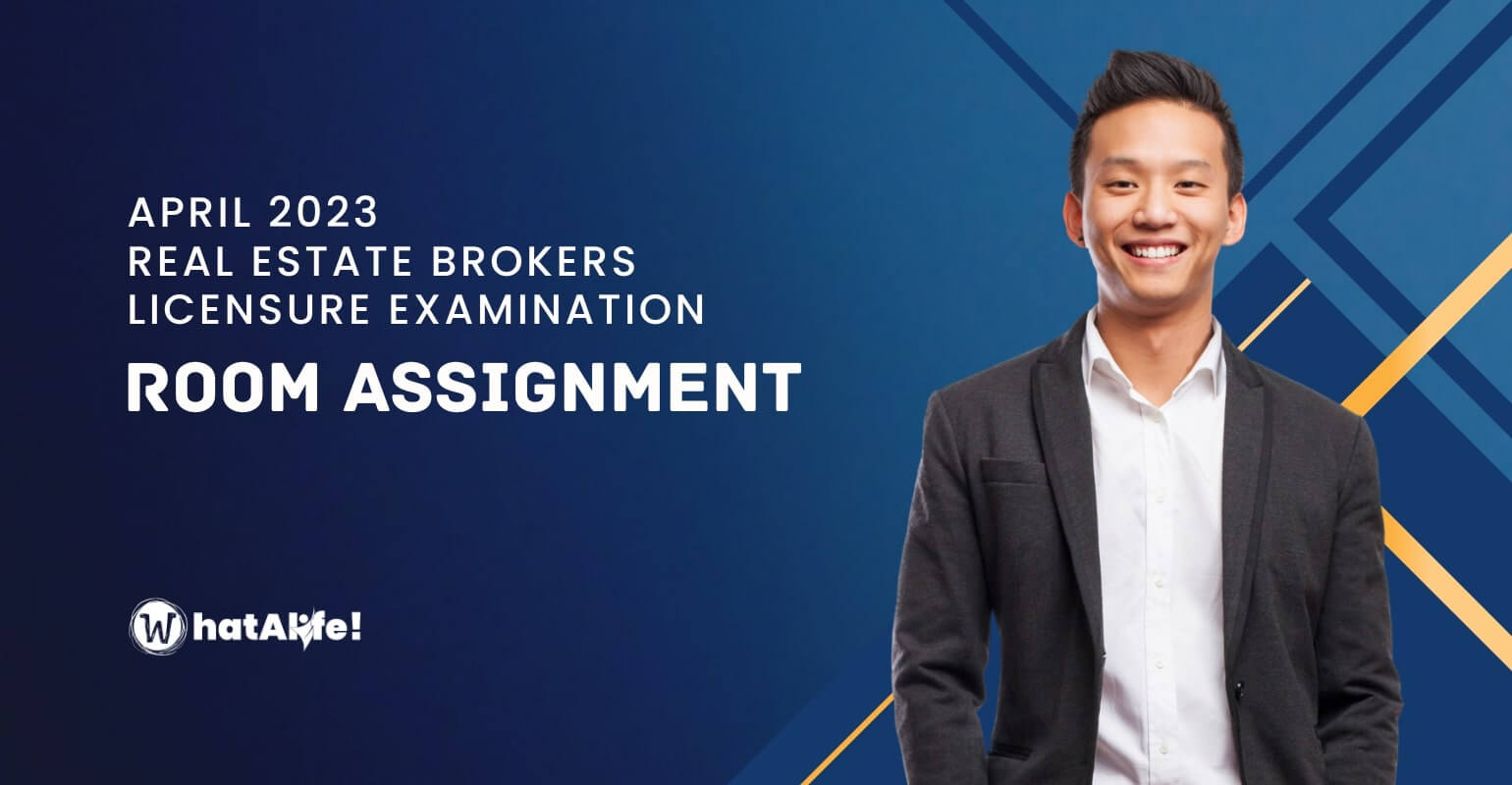room assignment april 2023 real estate broker licensure exam