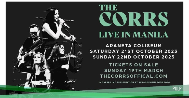 The Corrs live in Manila this October