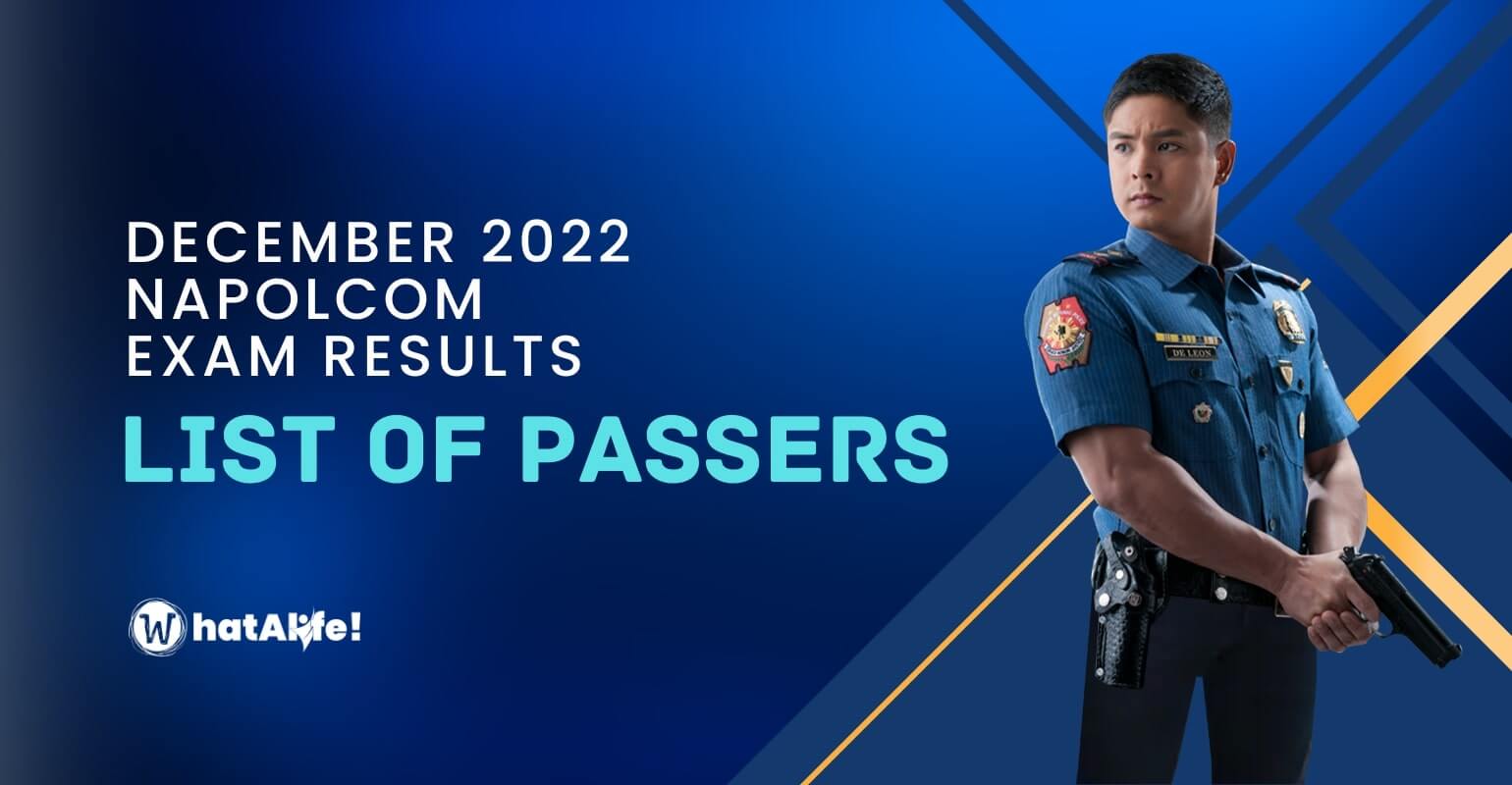 Full List of Passers —  December 2022 PNP Entrance NAPOLCOM Exam Results