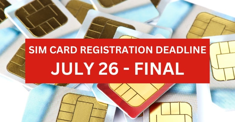 NTC Declares SIM Registration July 26, 2023 Deadline Final