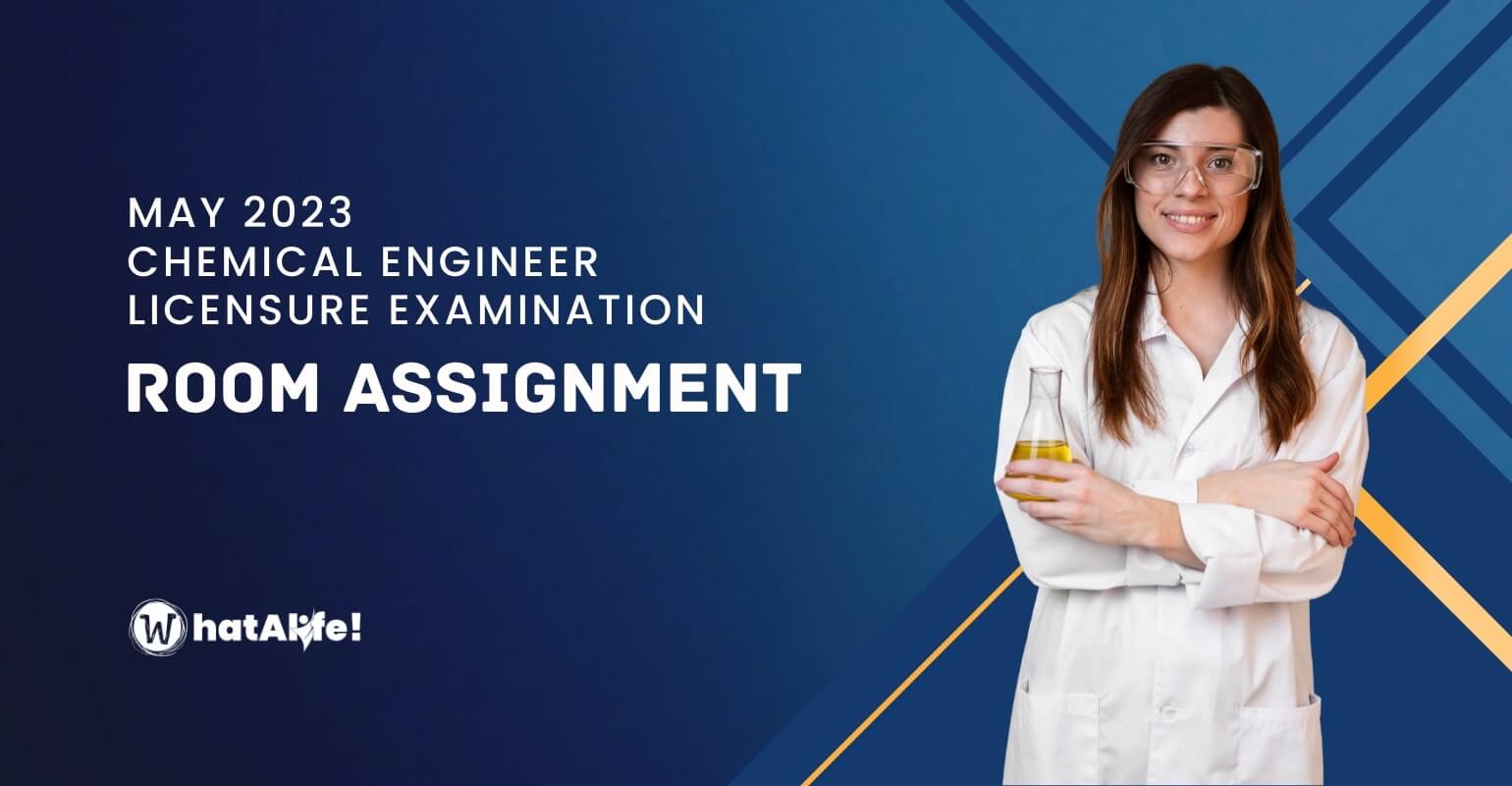 room assignment may 2023 chemical engineering licensure exam