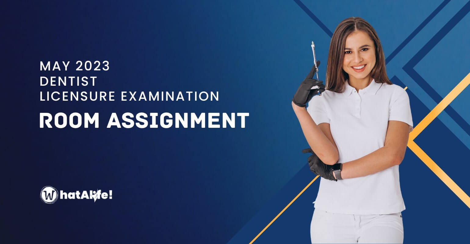 room assignment may 2023 dentists licensure exam
