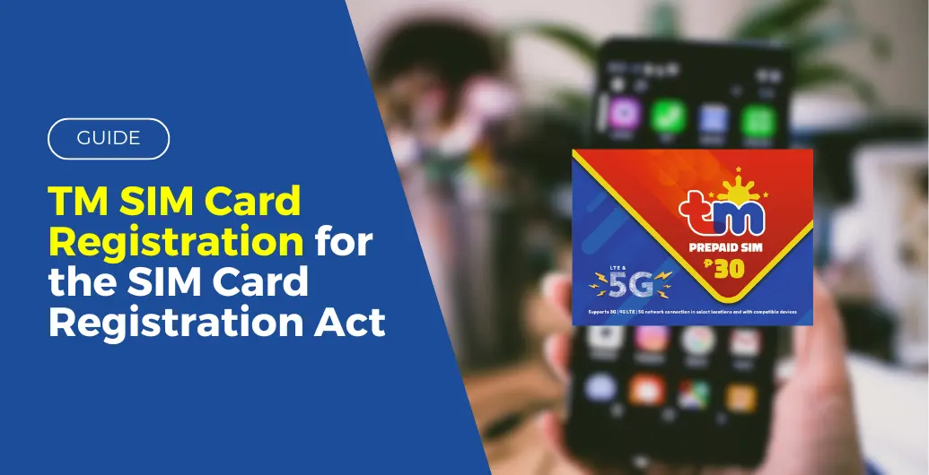 TM SIM Card Registration for the SIM Card Registration Act