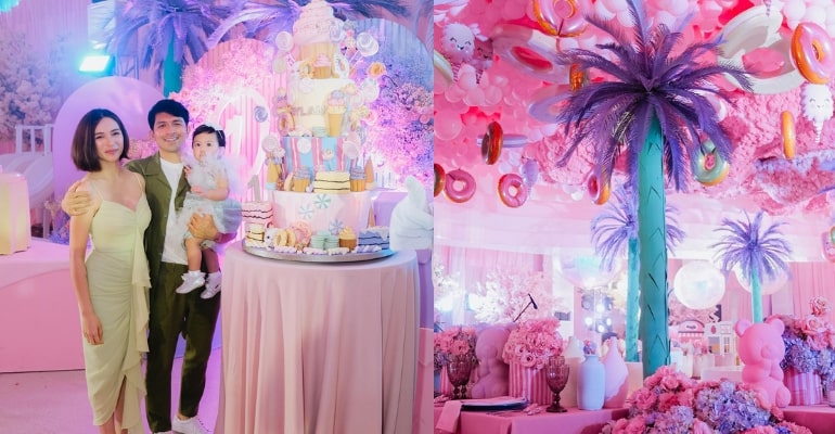 Dennis Trillo, Jennylyn Mercado Throw Dreamy ‘canDYLANd’ Themed Party for Daughter’s 1st Birthday