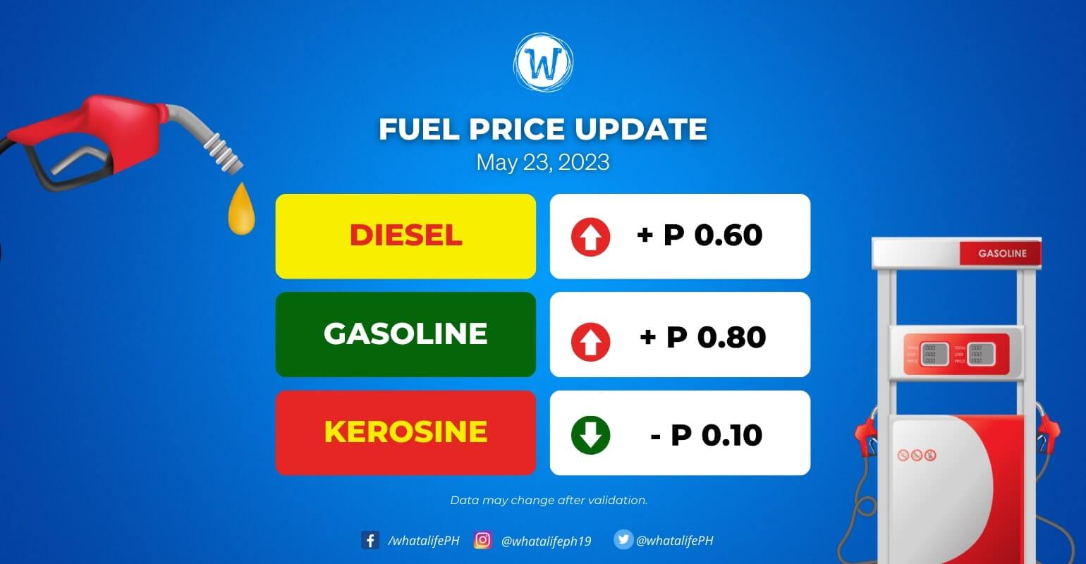 Fuel price adjustment effective May 23, 2023
