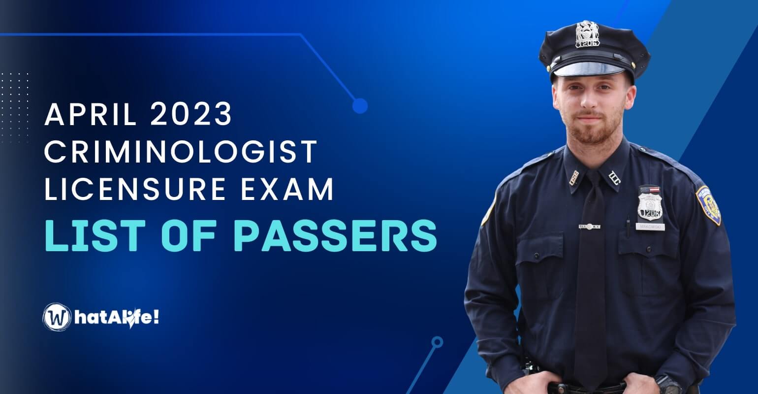 Full List of Passers — April 2023 Criminologists Licensure Exam (CLE)