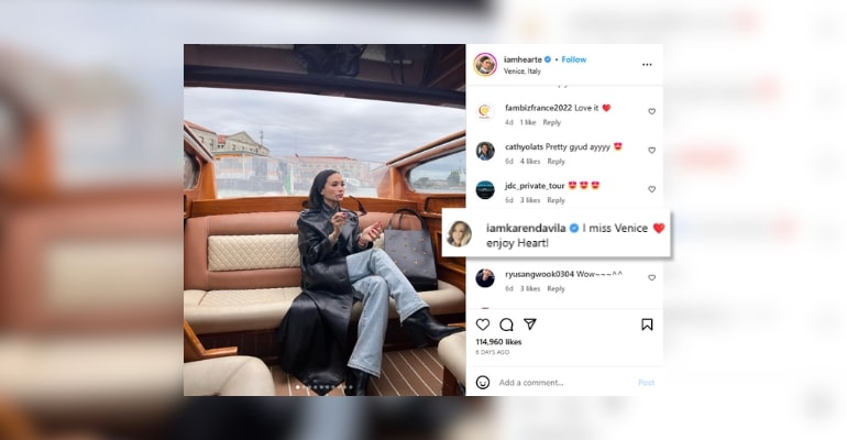 heart evangelista and chiz escudero enjoy a relaxing trip in venice