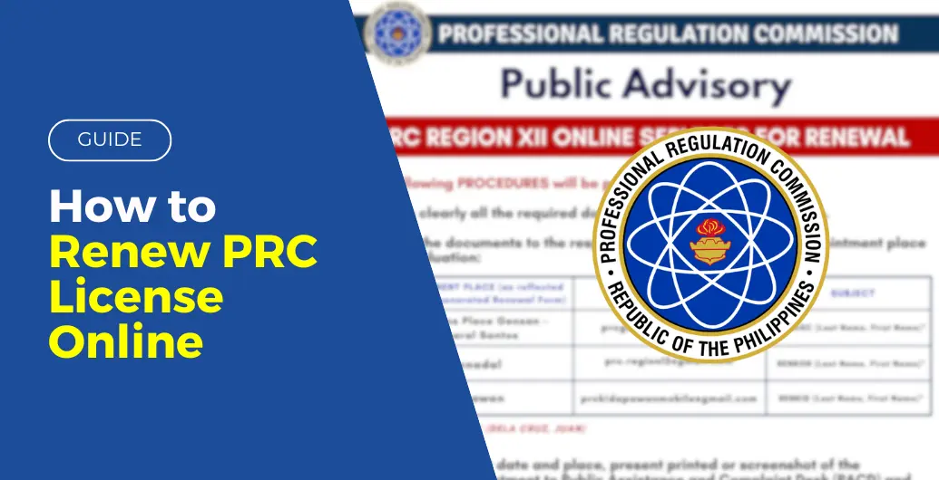 How to Renew PRC Lice﻿nse Online