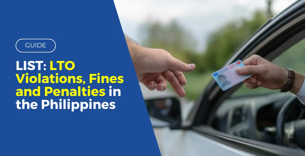 LIST: LTO Violations, Fines and Penalties in the Philippines