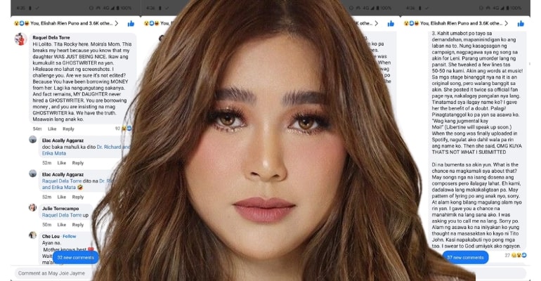 lolito go responds to moira dela torre's mother's comments on facebook