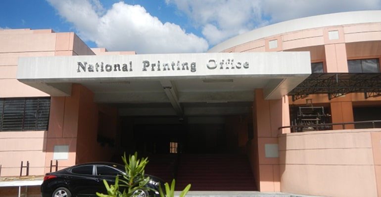 national printing office tasked to print millions of drivers licences