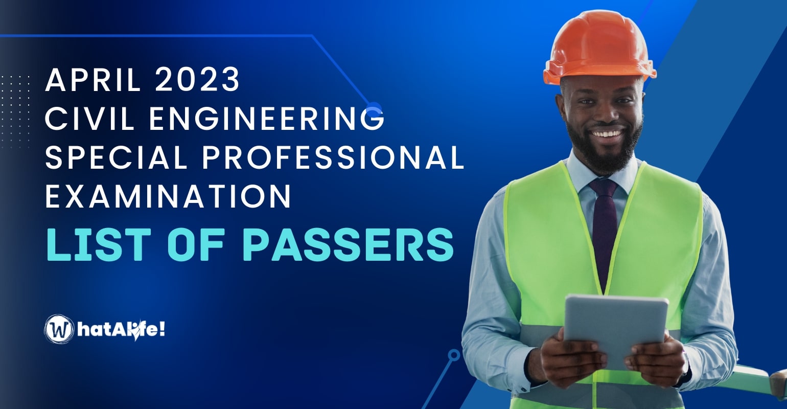 full list of passers april 2023 civil engineer special professional licensure exam